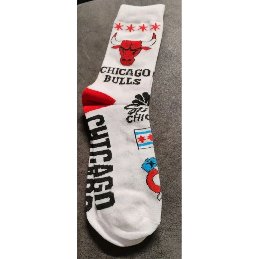 Chicago Blackhawks Socks White NHL Sport